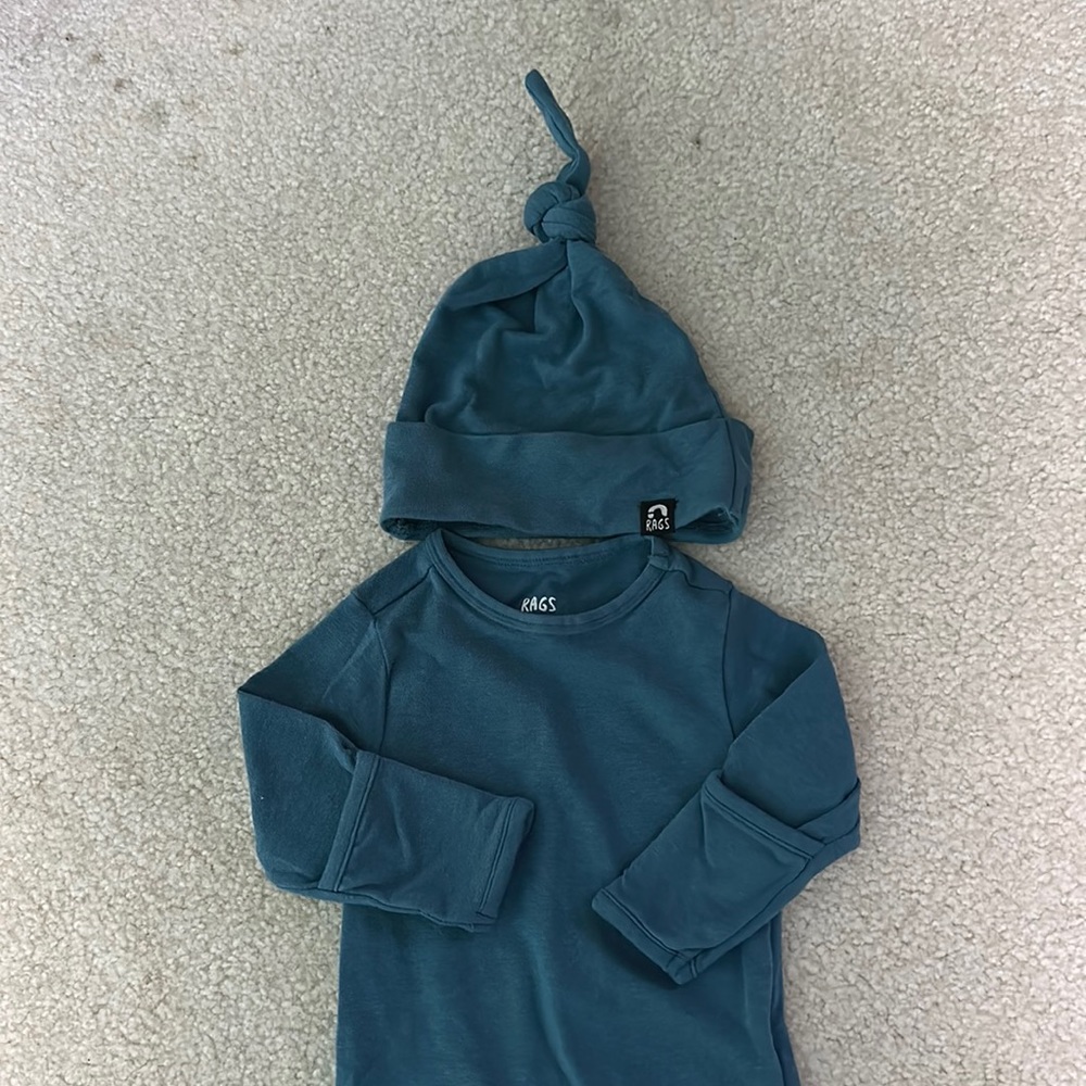 Rags Onsie and Hat Set